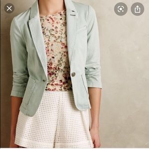 Cartonnier mint green blazer